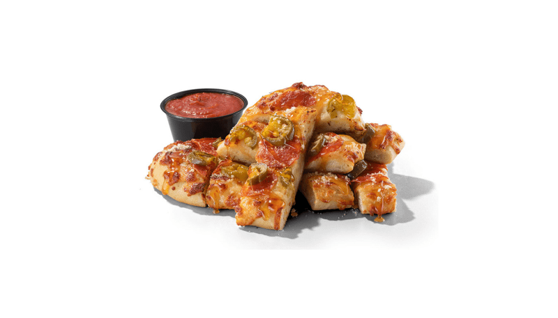Spicy Pepperoni Loaded Breadsticks